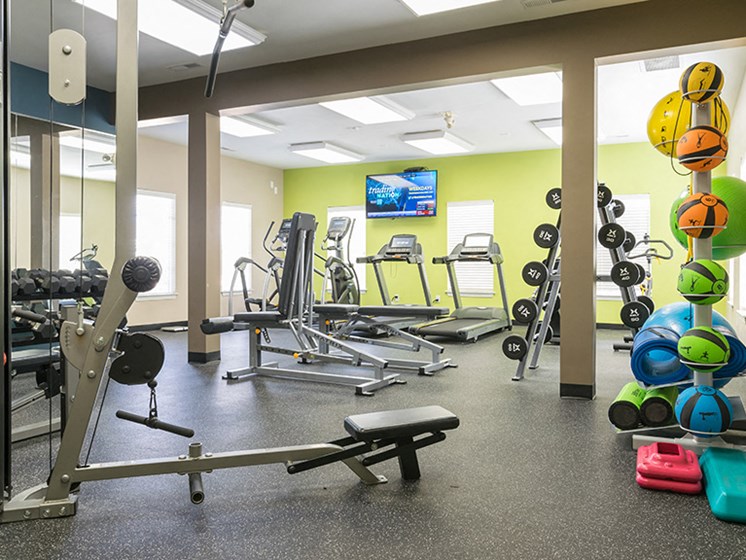 Fitness Center with Cardio and Weight Equipment